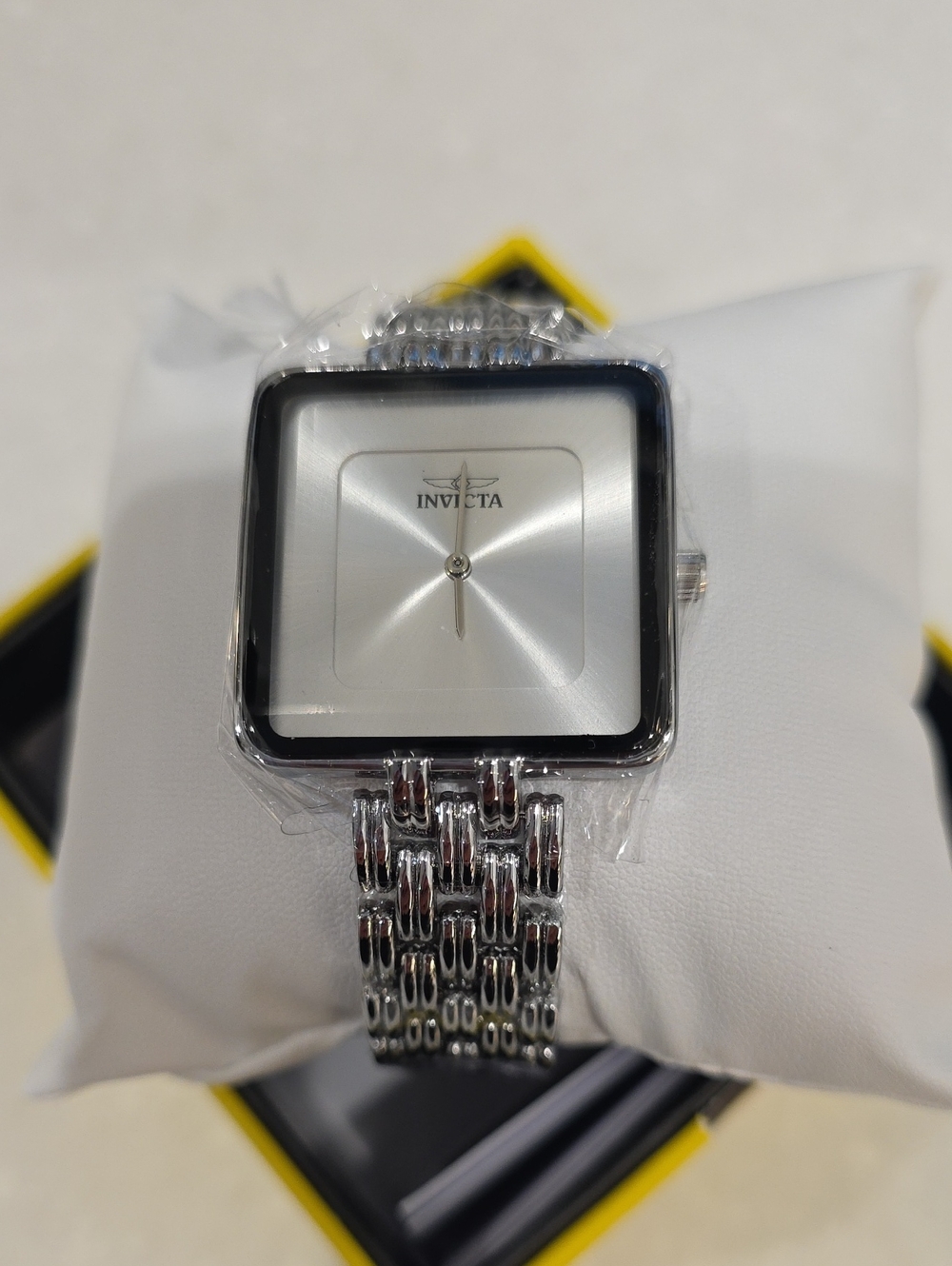 568. Invicta Celestial 70423 Women's Silver Square Watch 32mm Quartz
